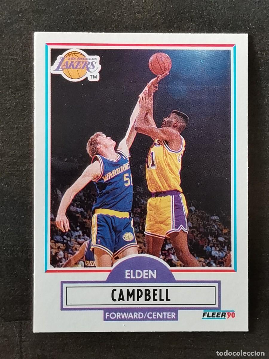 Coleccionismo deportivo: Fleer Update 1990/91 Rookie Card #U-43 Elden Campbell Los Angeles Lakers NBA Card