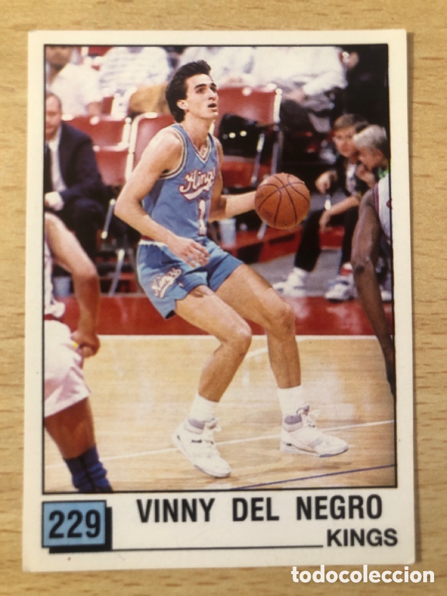 Collezionismo sportivo: # 229 Vinny Del Negro NBA Sacramento Kings Panini Basket 90, sin pegar