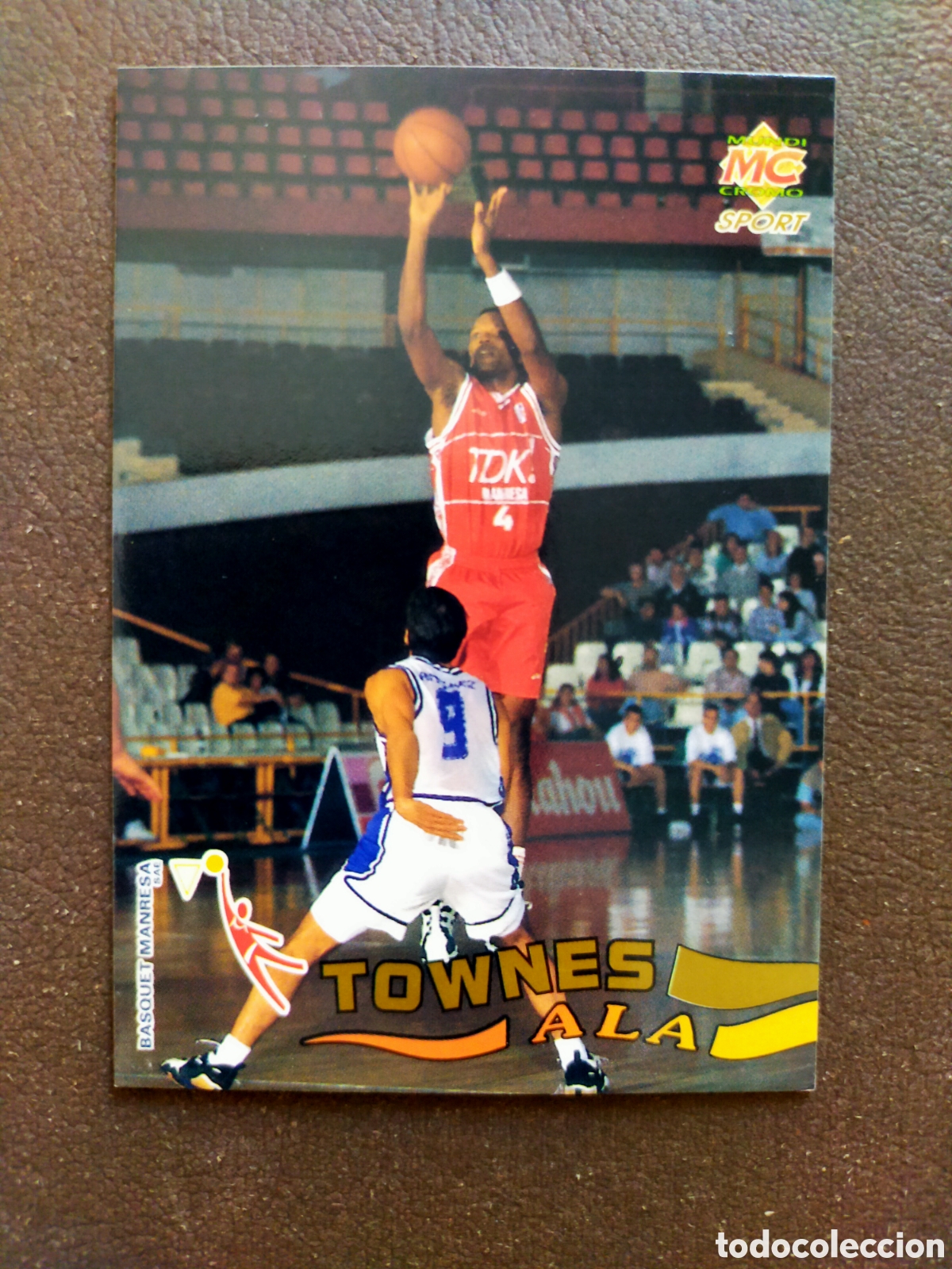 Coleccionismo deportivo: FICHA BALONCESTO MUNDICROMO SPORT ACB 96 MANRESA TOWNES N 39