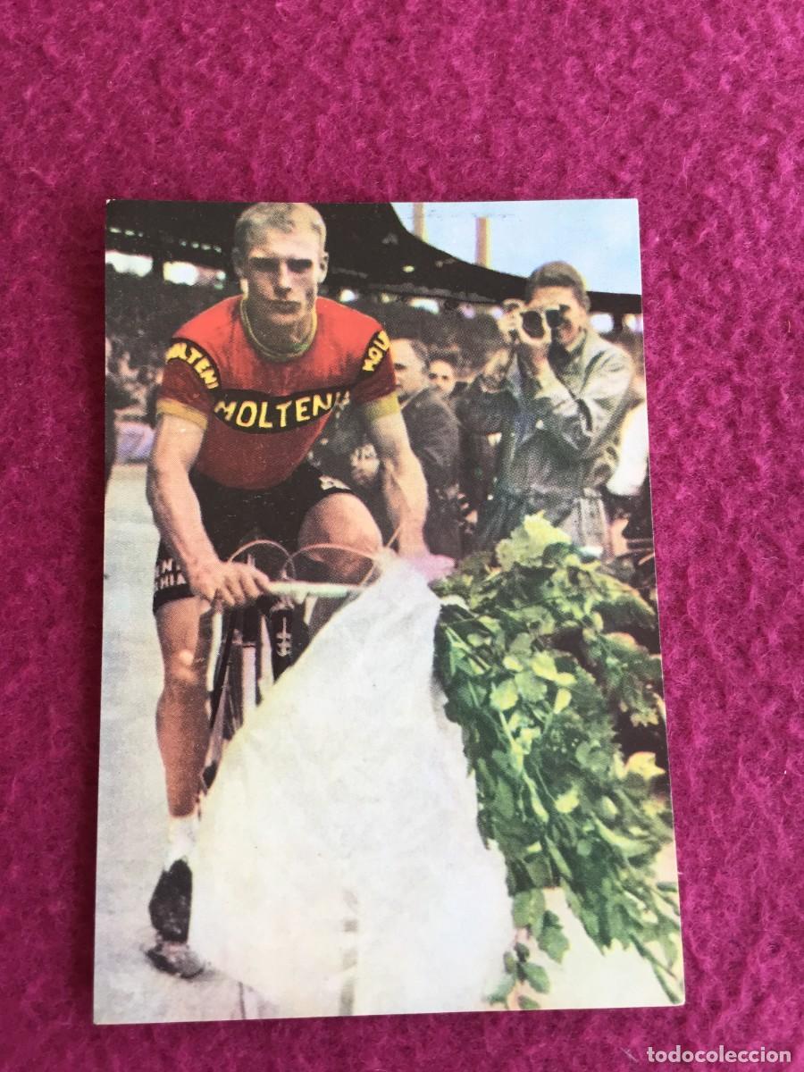 Coleccionismo deportivo: CROMO DE CICLISMO RUDI ALTIG N&ordm; 89 A&Ntilde;O 1968 DE ALBUM JUEGOS OLIMPICOS NUNCA PEGADO EDIT. DURA