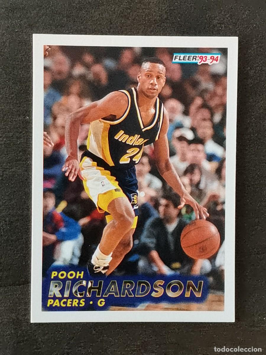Sammelleidenschaft Sport: Fleer Basketball 1993/94 #87 Pooh Richardson Indiana Pacers NBA Card
