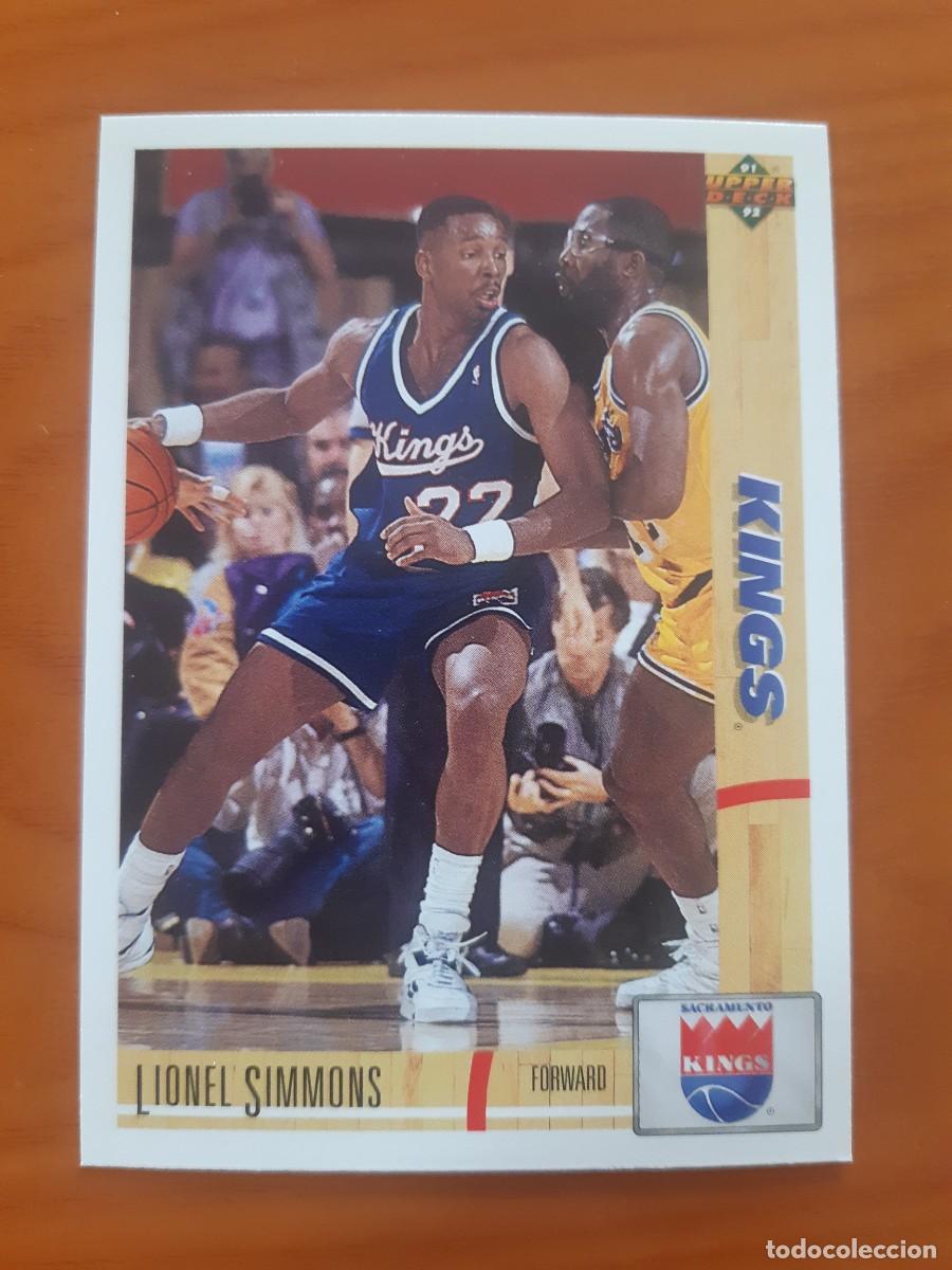 Sammelleidenschaft Sport: N&deg;375 LIONEL SIMMONS (SACRAMENTO KINGS) NBA 91-92 UPPER DECK 1991 1992