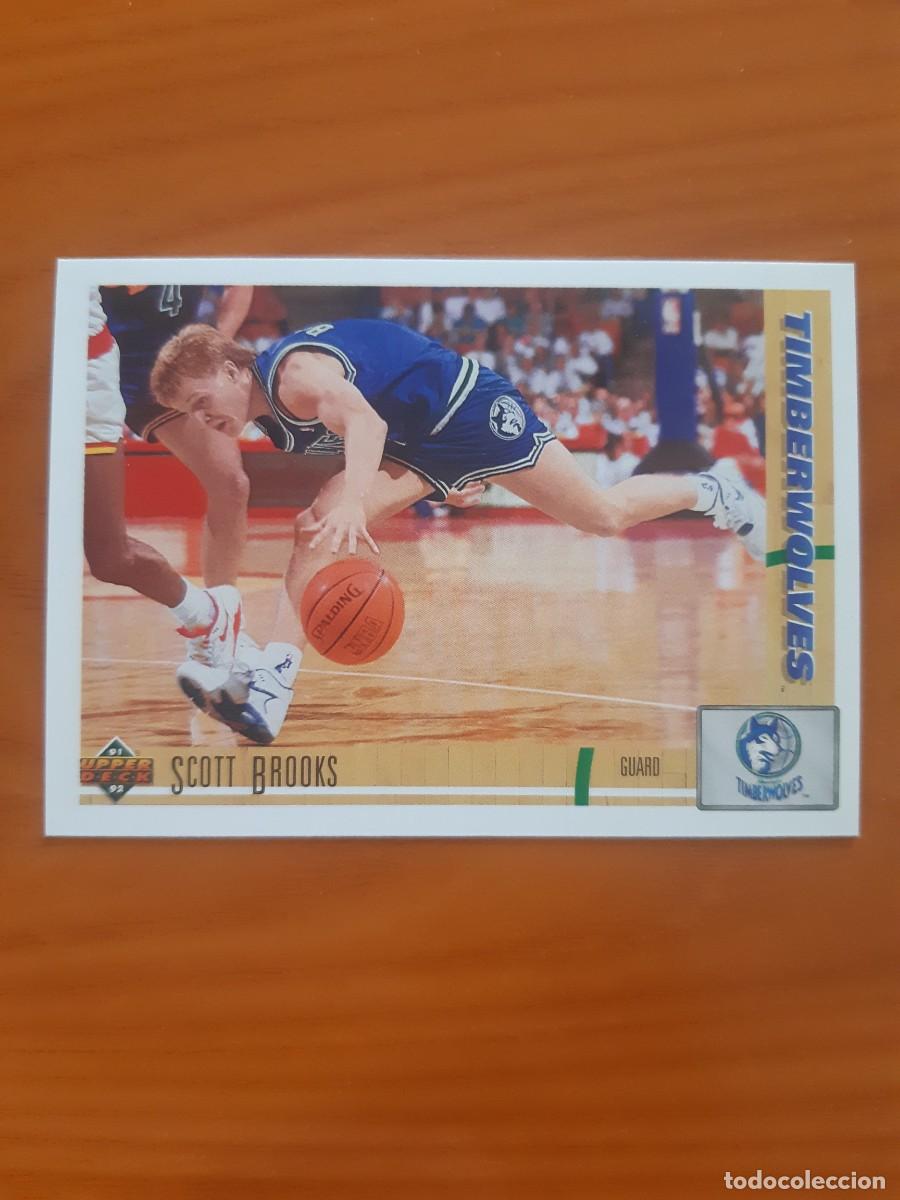 Coleccionismo deportivo: N&deg;303 SCOTT BROOKS (MINNESOTA TIMBERWOLVES) NBA 91-92 UPPER DECK 1991 1992