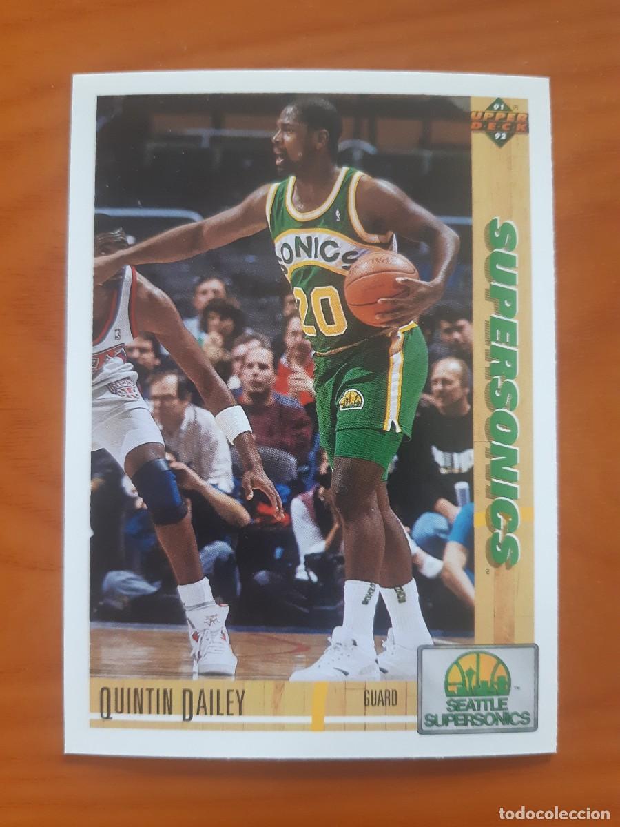 Coleccionismo deportivo: N&deg;188 QUINTIN DAILEY (SEATTLE SUPERSONICS) NBA 91-92 UPPER DECK 1991 1992
