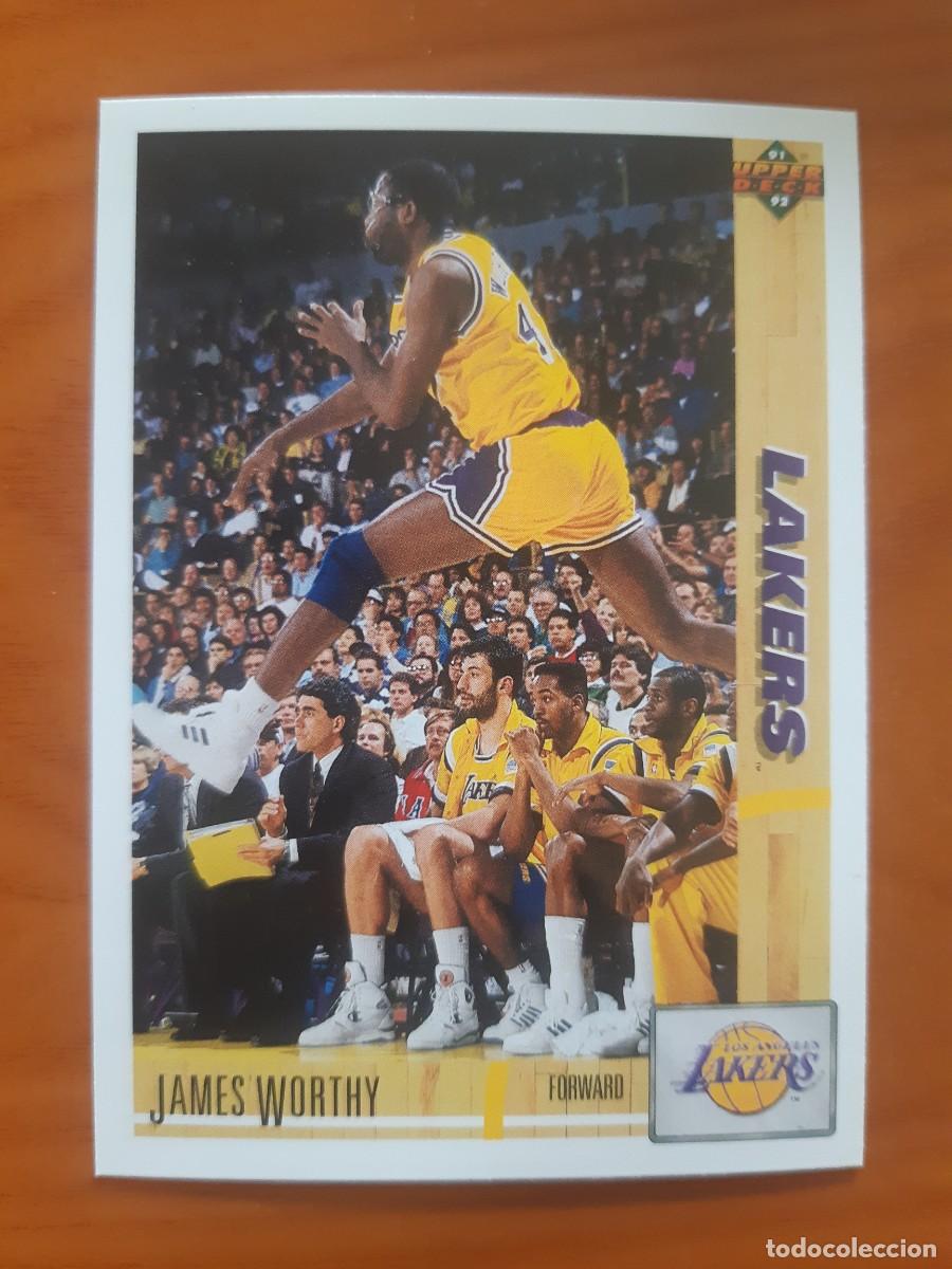 Coleccionismo deportivo: N&deg;146 JAMES WORTHY (LOS ANGELES LAKERS) NBA 91-92 UPPER DECK 1991 1992