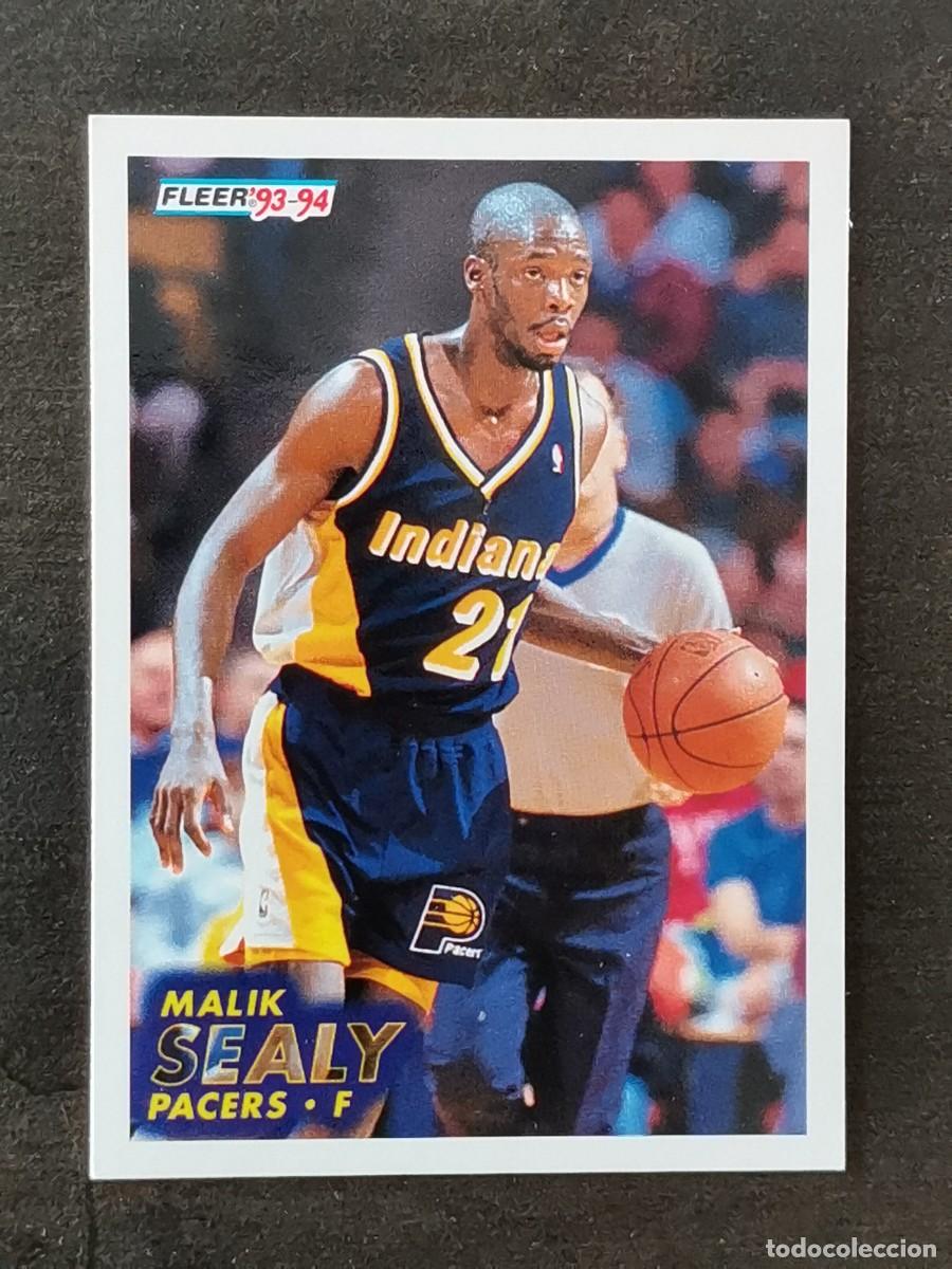 Sammelleidenschaft Sport: Fleer Basketball 1993/94 #301 Malik Sealy Indiana Pacers NBA Card