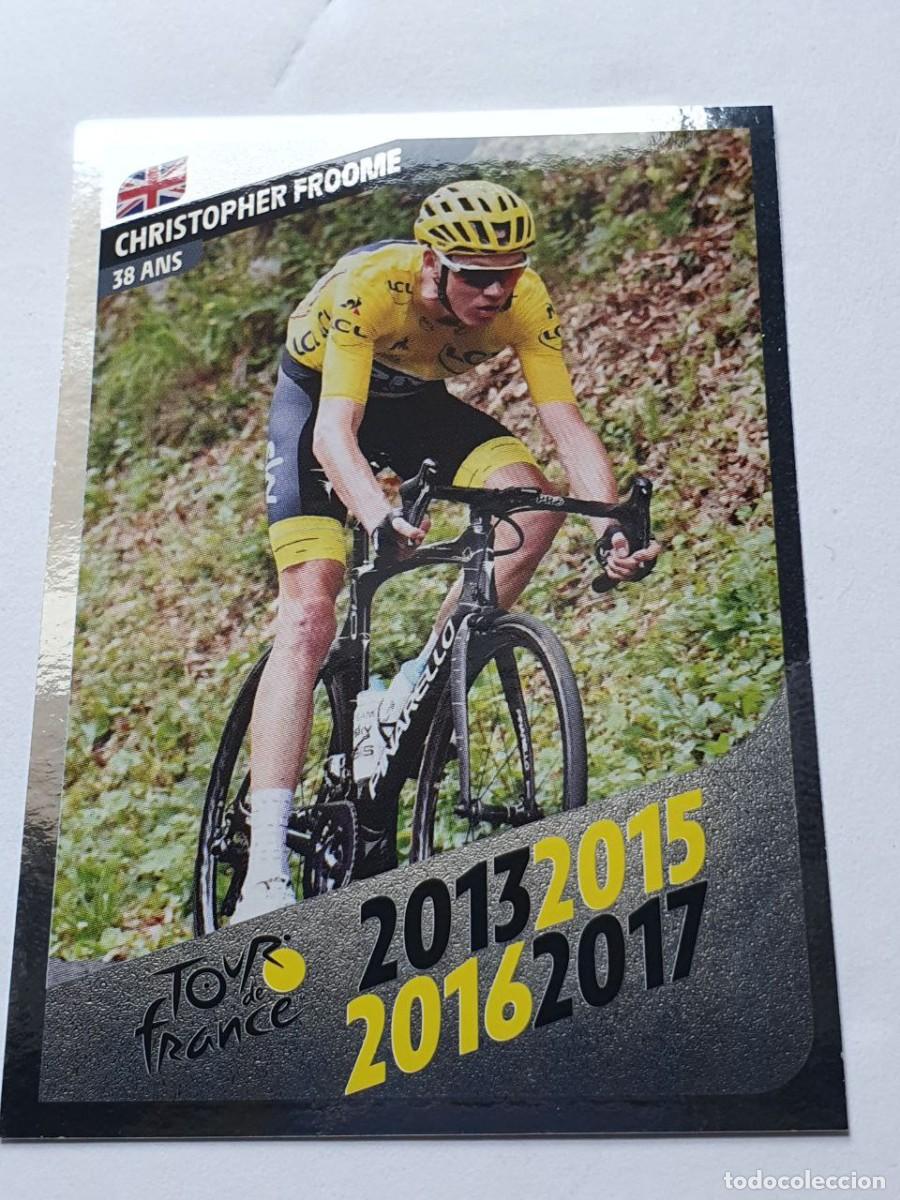 Coleccionismo deportivo: #2 CHRIS FROOME (GRB) Winner 2013-15-16-17 du Tour de France PANINI Sticker 2023