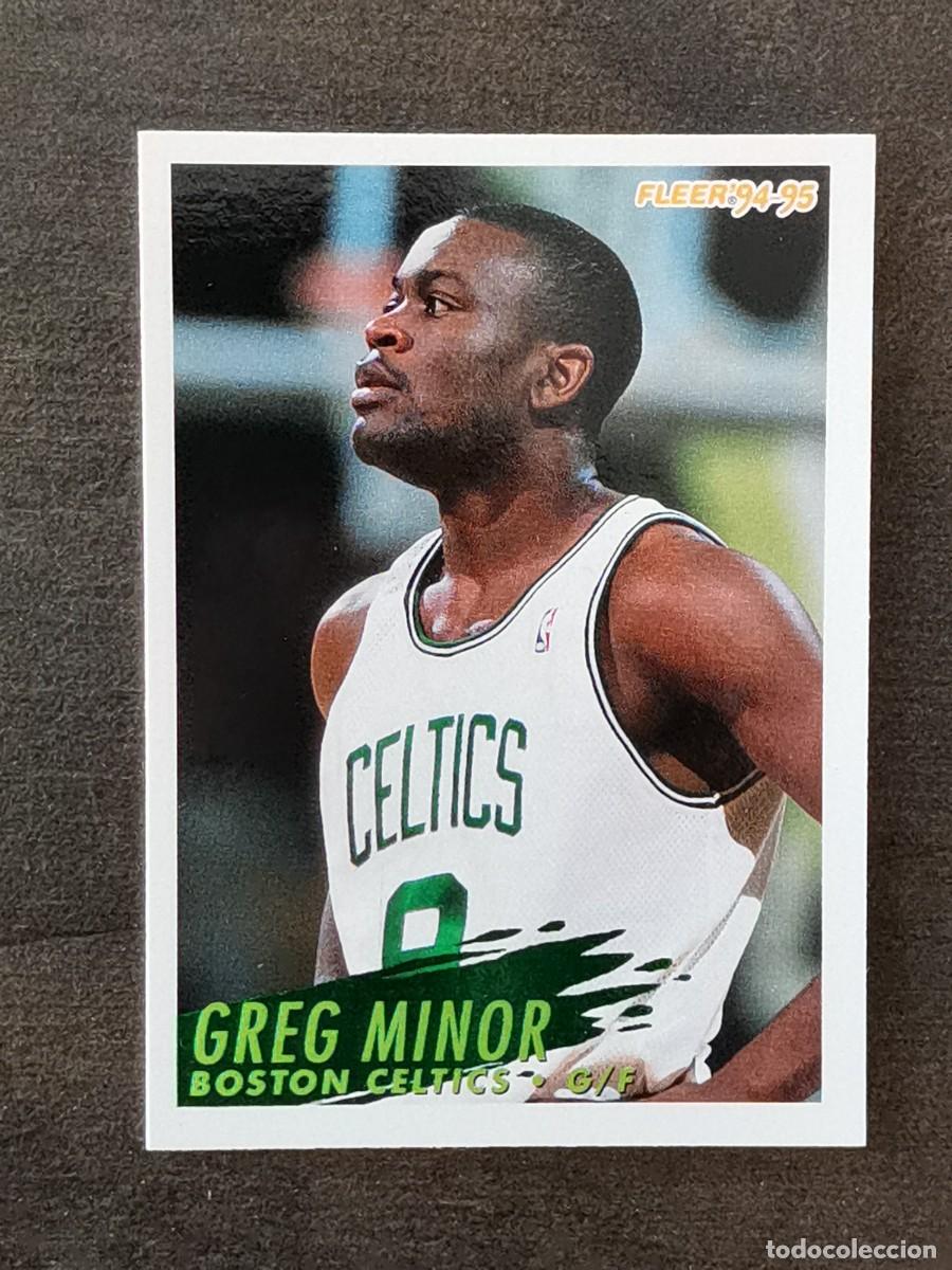 Sammelleidenschaft Sport: Fleer Basketball 1994/95 Rookie Card #248 Greg Minor Boston Celtics NBA Card