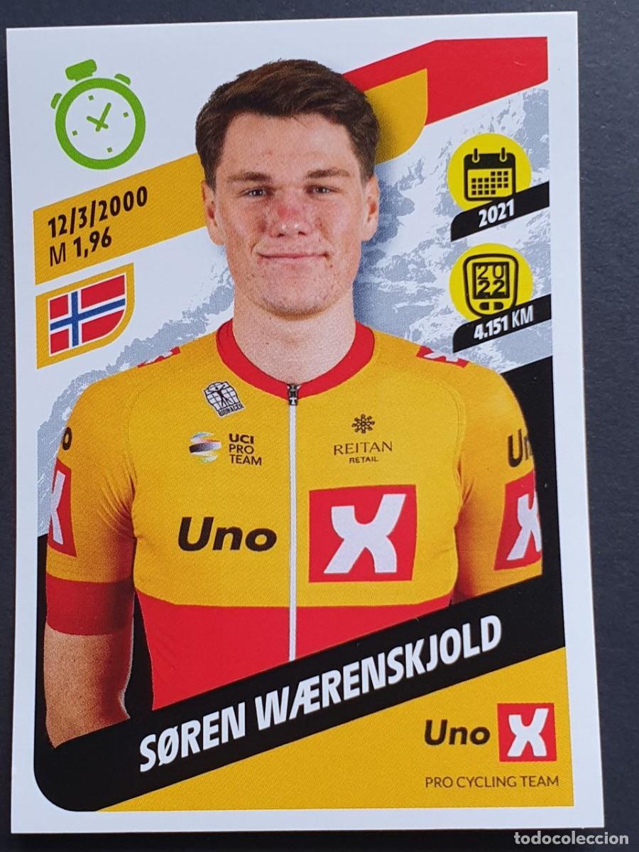 Coleccionismo deportivo: #332 S&oslash;ren W&aelig;renskjold NOR (Uno-X) - TOUR DE FRANCE 2023 Panini Stickers