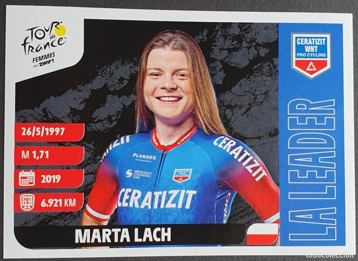Sammelleidenschaft Sport: #340 FEMME Marta Lach POL (Ceratizit) - TOUR DE FRANCE 2023 Panini Stickers