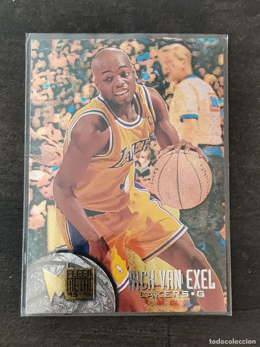 Sammelleidenschaft Sport: Fleer Metal 1995/96 #55 Nick Van Exel Los Angeles Lakers NBA Card