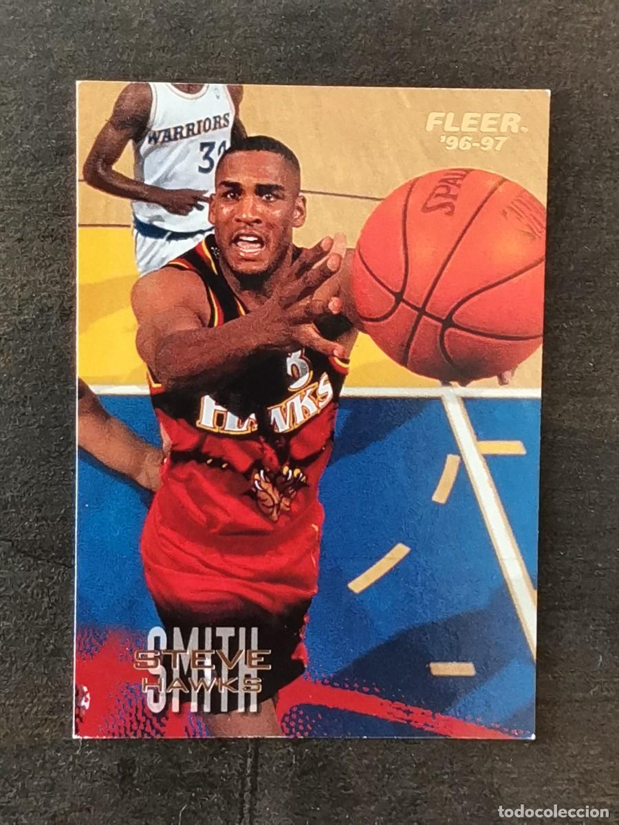 fleer basketball 1996/97 #5 steve smith atlanta - Buy Collectible stickers  of other sports on todocoleccion
