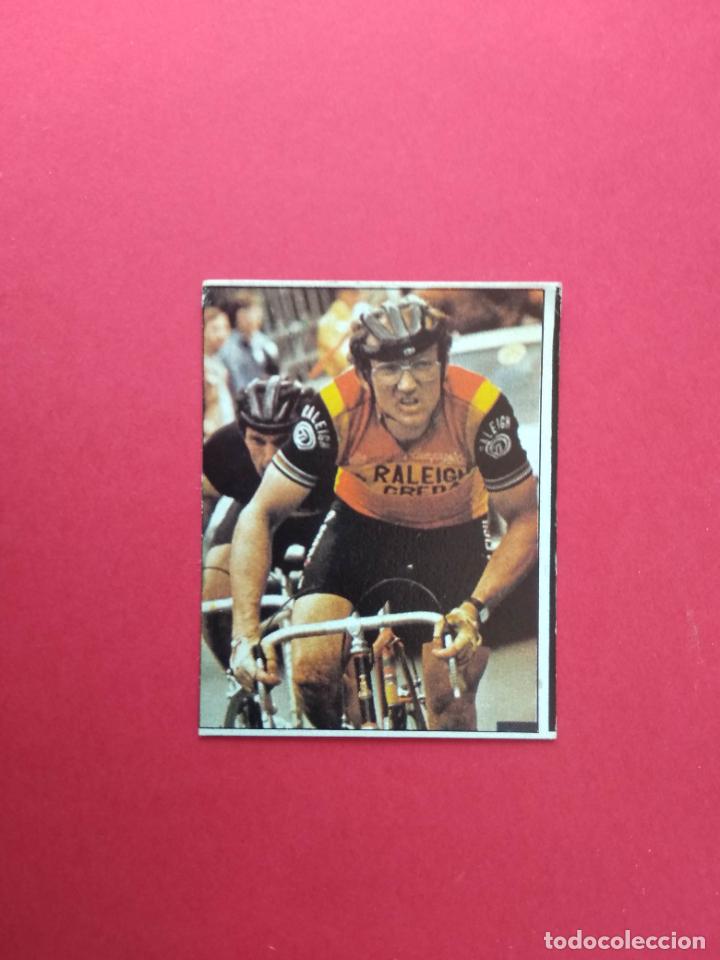 Coleccionismo deportivo: CHOCOLATES HUESO CICLISMO VUELTA 84 1984 CROMO NUNCA PEGADO N&ordm; 136 JAN RAAS