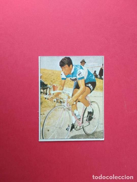Coleccionismo deportivo: CHOCOLATES HUESO CICLISMO VUELTA 84 1984 CROMO NUNCA PEGADO N&ordm; 214 RAYMOND POULIDOR
