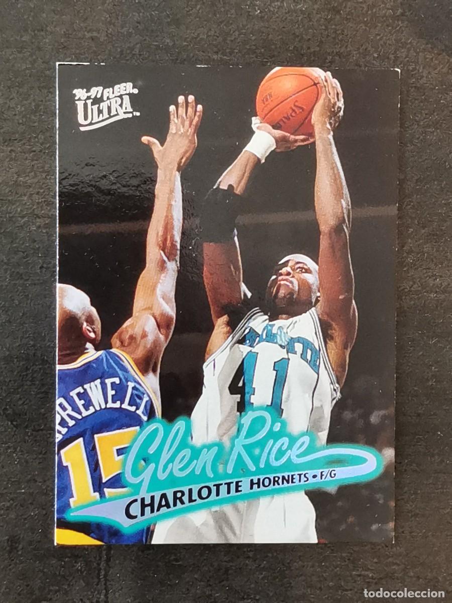 Colecionismo desportivo: Fleer Ultra 1996/97 #14 Glen Rice Charlotte Hornets NBA Card