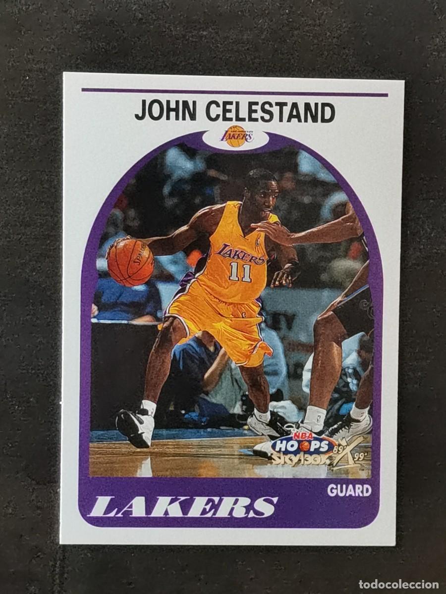 Coleccionismo deportivo: Fleer Skybox Hoops 1999/00 Rookie Card #52 John Celestand Los Angeles Lakers NBA Card
