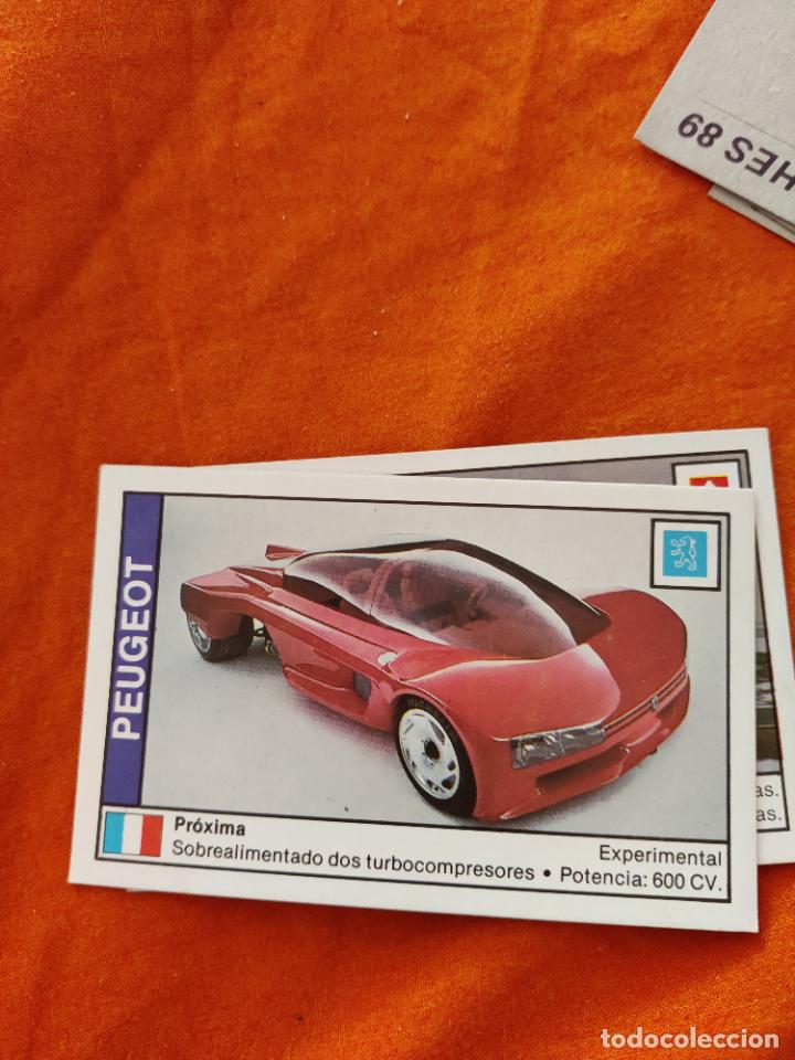 Coleccionismo deportivo: peugeot proxima 129 cromos cusco motor 1989 coches sin pegar