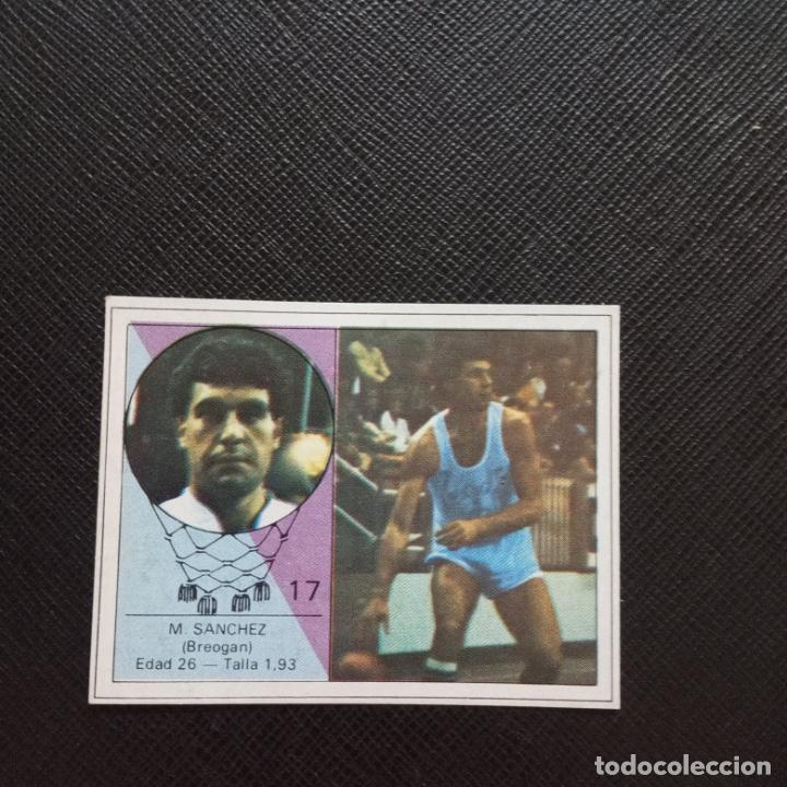 Collezionismo sportivo: M SANCHEZ 17 BREOGAN YOGUR LETONA BALONCESTO 85 86 CROMO LIGA 1985 1986 - DESPEGADO - A110 PG28