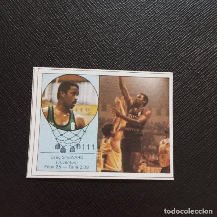 Collezionismo sportivo: STEWARD 111 JUVENTUD YOGUR LETONA BALONCESTO 85 86 CROMO LIGA 1985 1986- DESPEGADO - A110 PG190