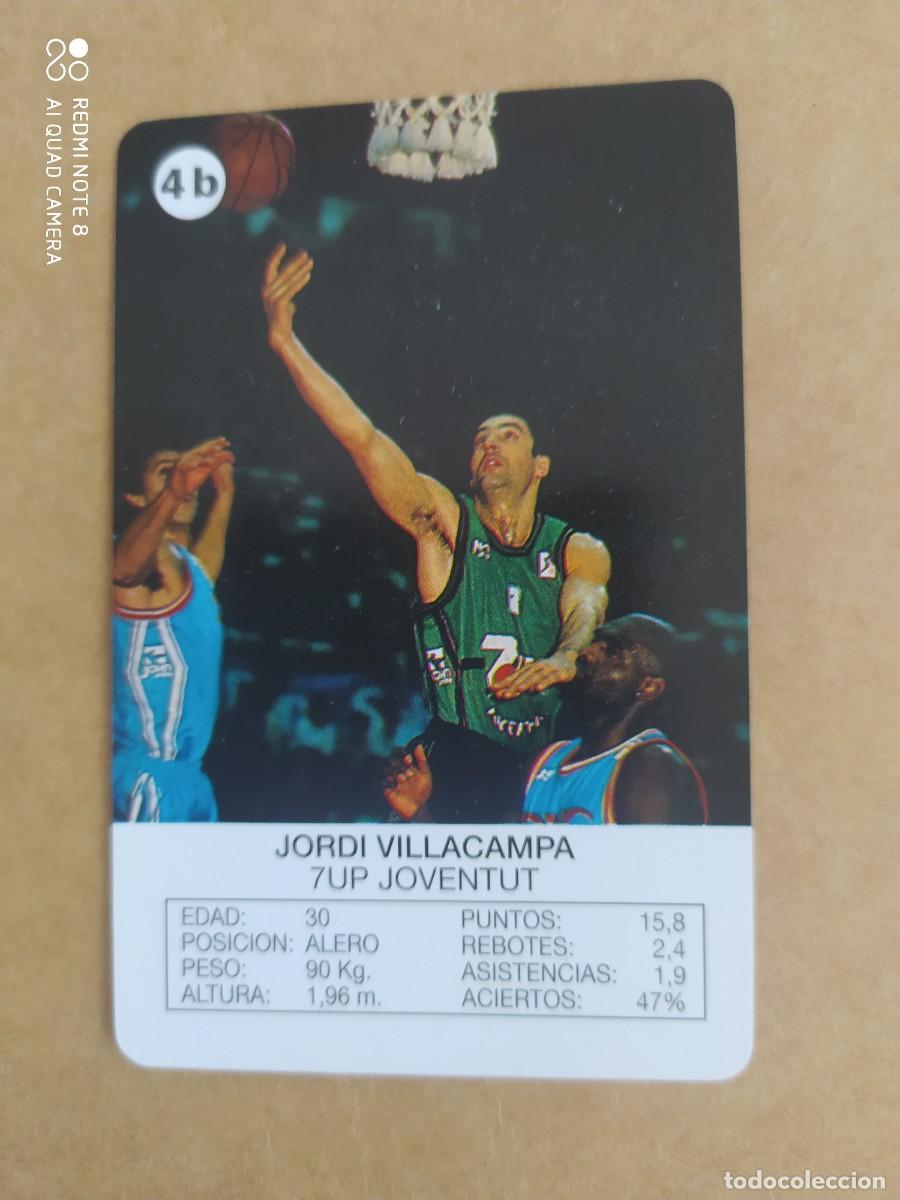 Collezionismo sportivo: JOVENTUD 7UP 4 b VILLACAMPA FOURNIER ACB 1993 , N-2