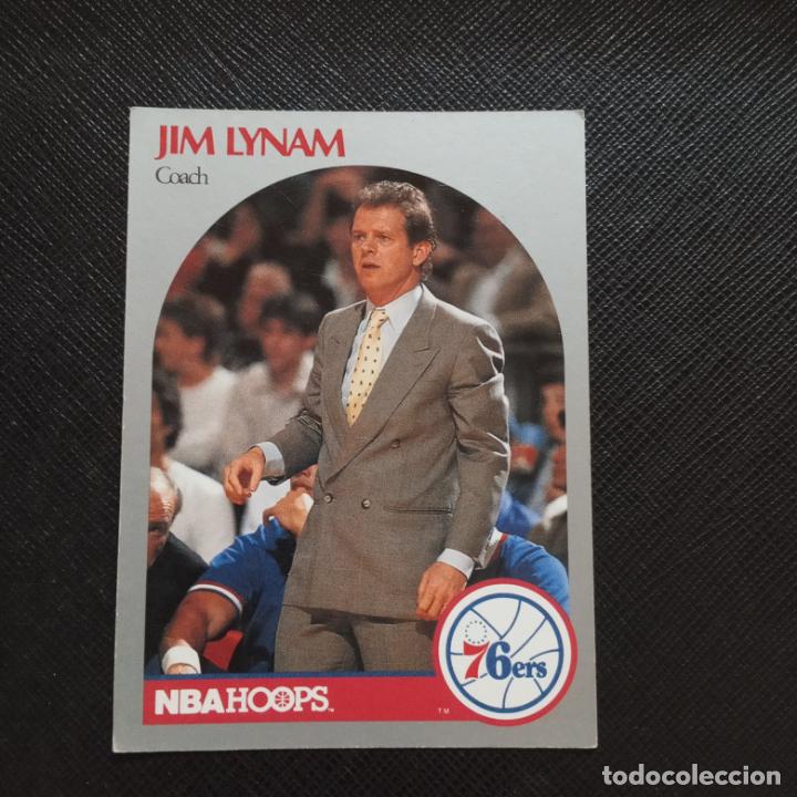 Coleccionismo deportivo: JIM LYNAM 76ers 324 NBA HOOPS 1990 1991 CROMO 90 91 BALONCESTO - A96 PG28