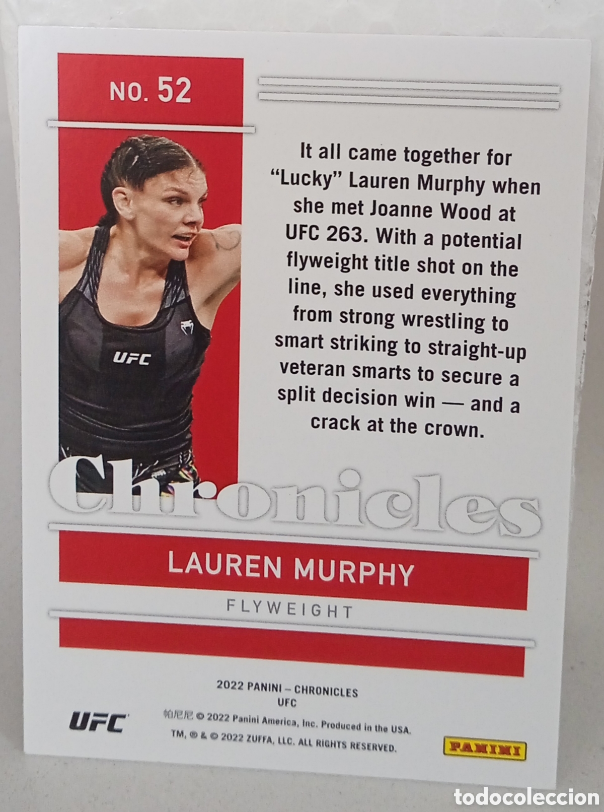 Coleccionismo deportivo: UFC MURPHY - Foto 2