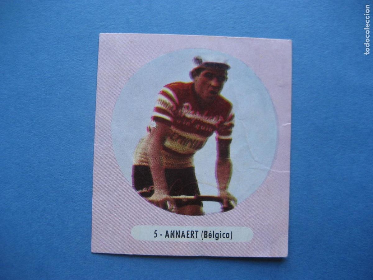 Coleccionismo deportivo: CICLISMO: CROMO N&ordm; 5 ANNAERT - FIGURAS DEL CICLISMO - EXCLUSIVAS TRIUNFO 1962
