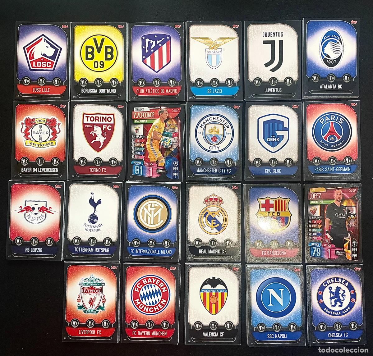 Sports collectibles: Match Attax 19/20 + 250 cromos (PERFECTO ESTADO)