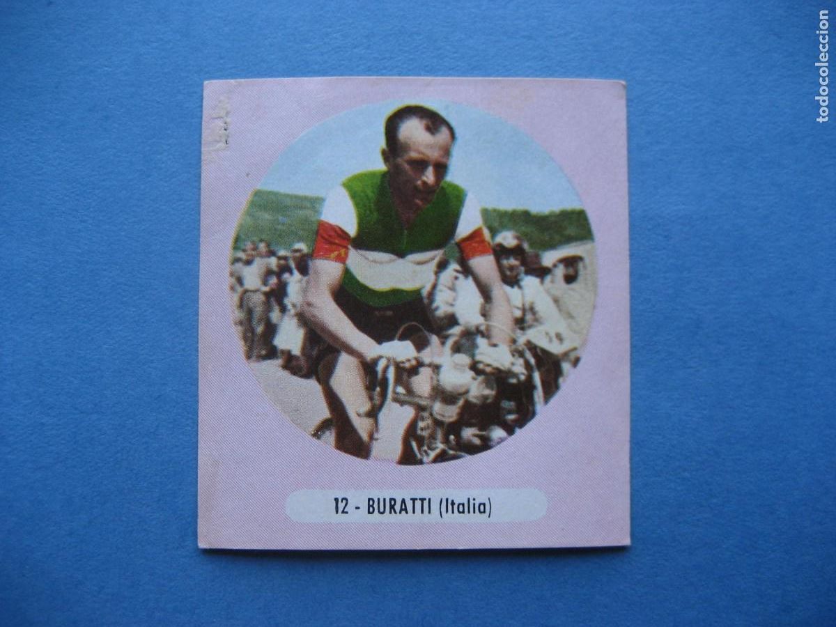 Coleccionismo deportivo: CICLISMO: CROMO N&ordm; 12 BURATTI - FIGURAS DEL CICLISMO - EXCLUSIVAS TRIUNFO 1962