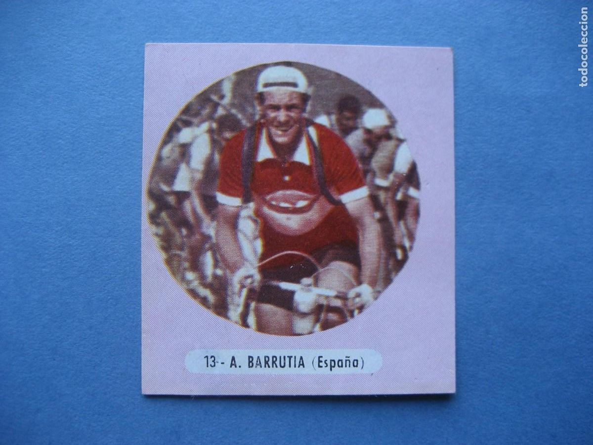 Coleccionismo deportivo: CICLISMO: CROMO N&ordm; 13 A. BARRUTIA - FIGURAS DEL CICLISMO - EXCLUSIVAS TRIUNFO 1962