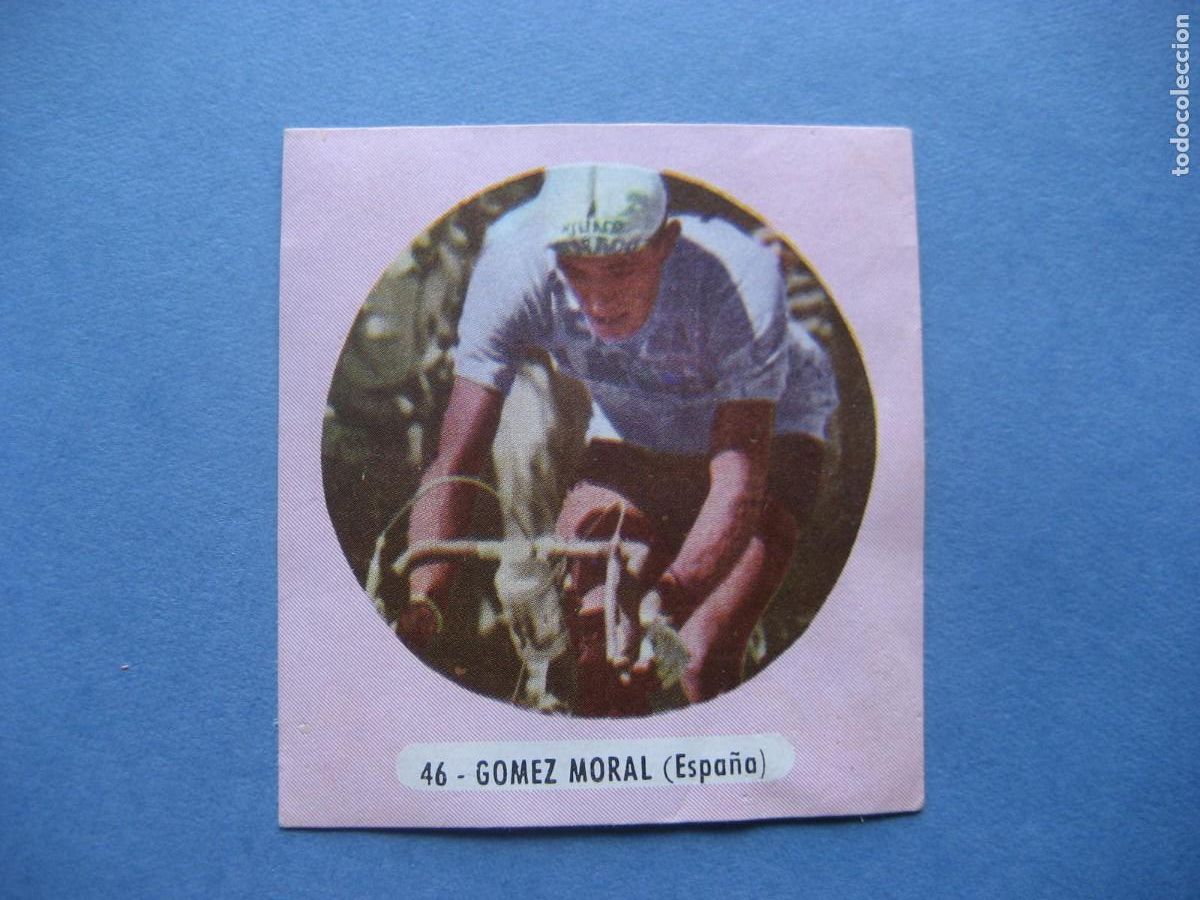 Coleccionismo deportivo: CICLISMO: CROMO N&ordm; 46 GOMEZ MORAL - FIGURAS DEL CICLISMO - EXCLUSIVAS TRIUNFO 1962