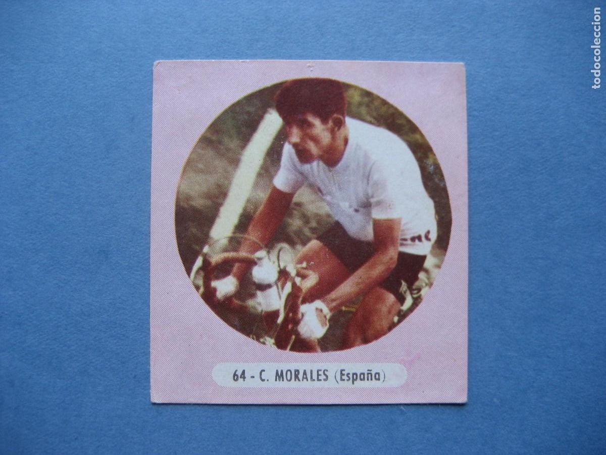 Coleccionismo deportivo: CICLISMO: CROMO N&ordm; 64 C. MORALES - FIGURAS DEL CICLISMO - EXCLUSIVAS TRIUNFO 1962