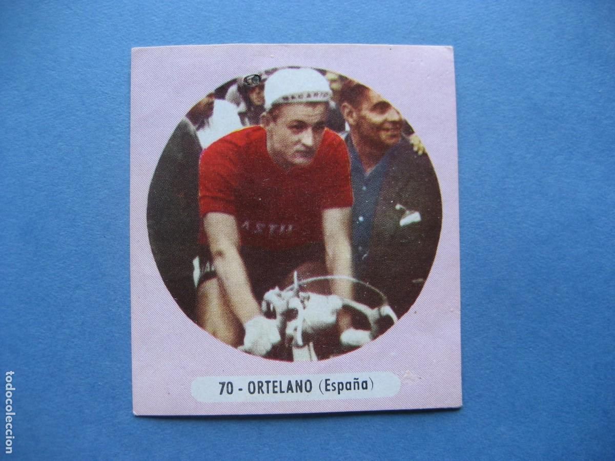 Coleccionismo deportivo: CICLISMO: CROMO N&ordm; 70 ORTELANO - FIGURAS DEL CICLISMO - EXCLUSIVAS TRIUNFO 1962