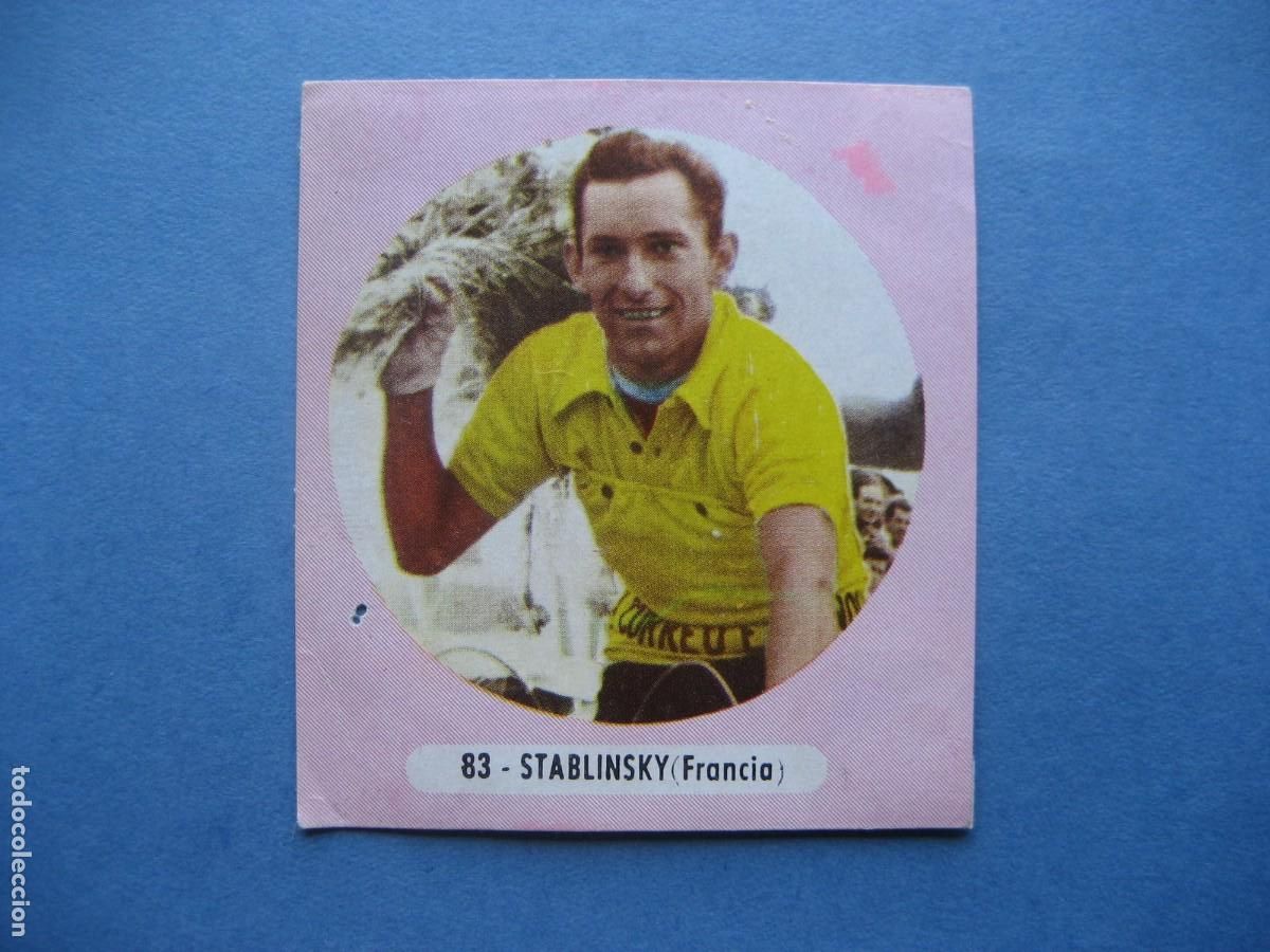 Coleccionismo deportivo: CICLISMO: CROMO N&ordm; 83 STABLINSKY - FIGURAS DEL CICLISMO - EXCLUSIVAS TRIUNFO 1962