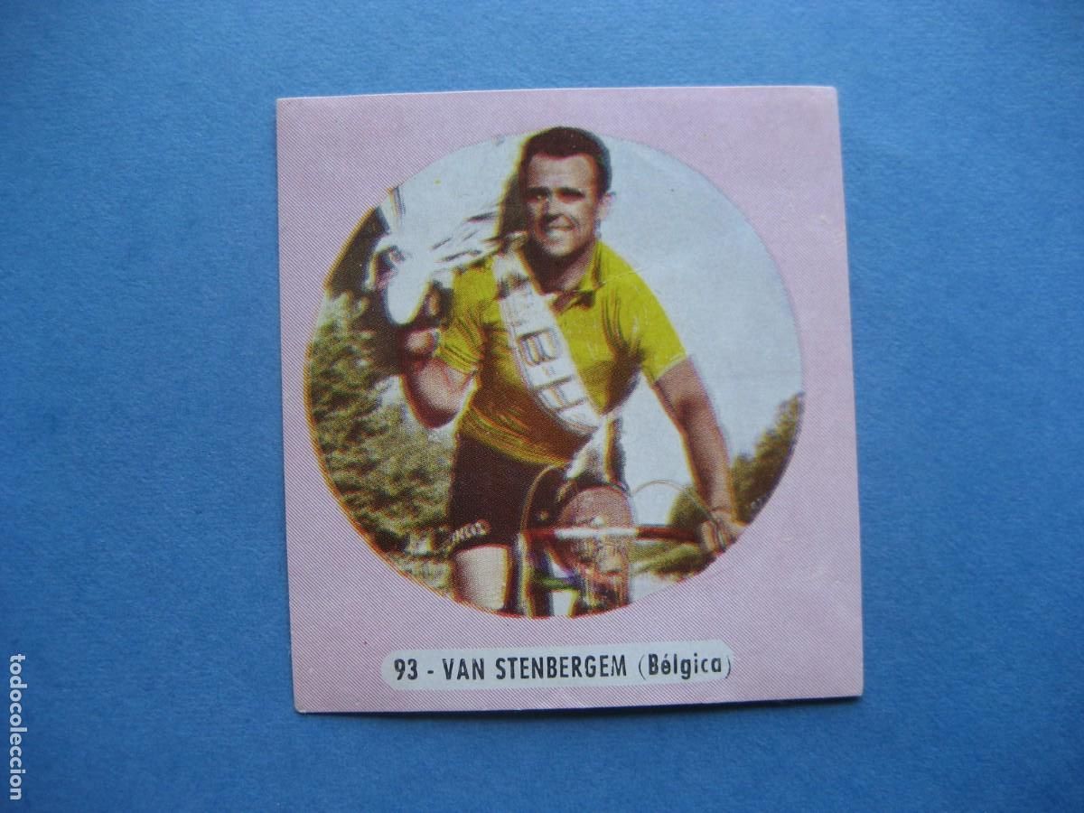Coleccionismo deportivo: CICLISMO: CROMO N&ordm; 93 VAN STENBERGEM - FIGURAS DEL CICLISMO - EXCLUSIVAS TRIUNFO 1962