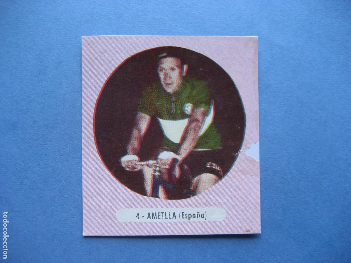 Coleccionismo deportivo: CICLISMO: CROMO N&ordm; 4 AMETLLA - FIGURAS DEL CICLISMO - EXCLUSIVAS TRIUNFO 1962