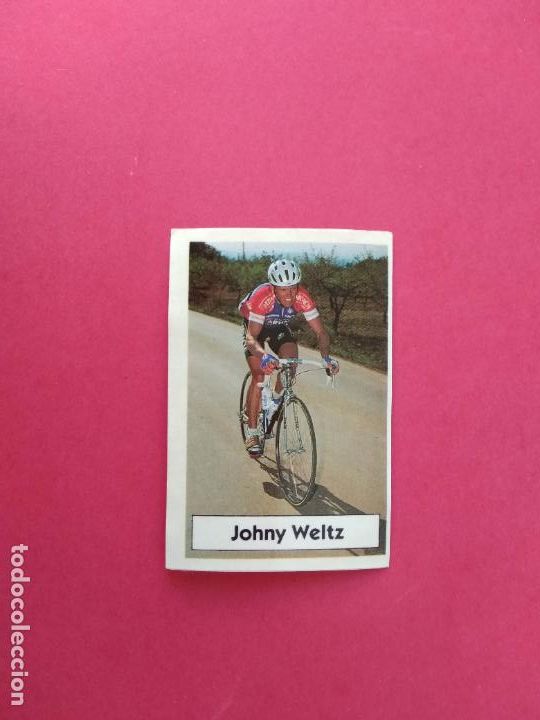 Coleccionismo deportivo: CICLISMO LA VUELTA CICLISTA DE BIMBO 1994 CROMO NUNCA PEGADO ARTIACH N&ordm; 12 JOHNY WELTZ