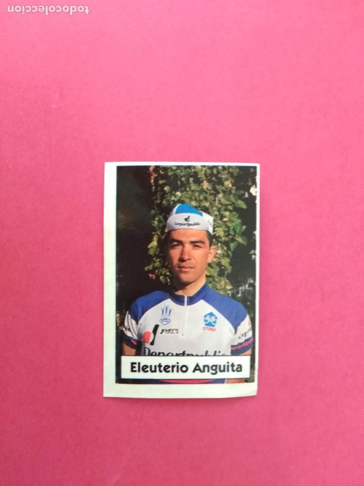 Coleccionismo deportivo: CICLISMO LA VUELTA CICLISTA DE BIMBO 1994 NUNCA PEGADO DEPORTPUBLIC OTERO N&ordm; 28 ELEUTERIO ANGUITA