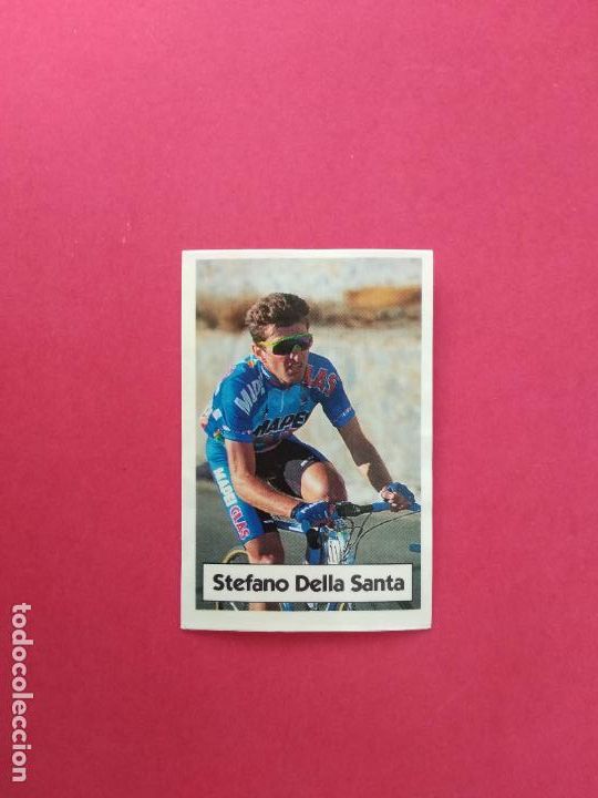 Coleccionismo deportivo: CICLISMO LA VUELTA CICLISTA DE BIMBO 1994 CROMO NUNCA PEGADO MAPEI N&ordm; 65 STEFANO DELLA SANTA
