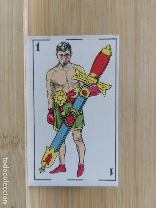 Coleccionismo deportivo: BOXEO-BARAJA BOXEO-CARTA CROMO ANTIGUO-VER FOTOS-(K-11.085-16)