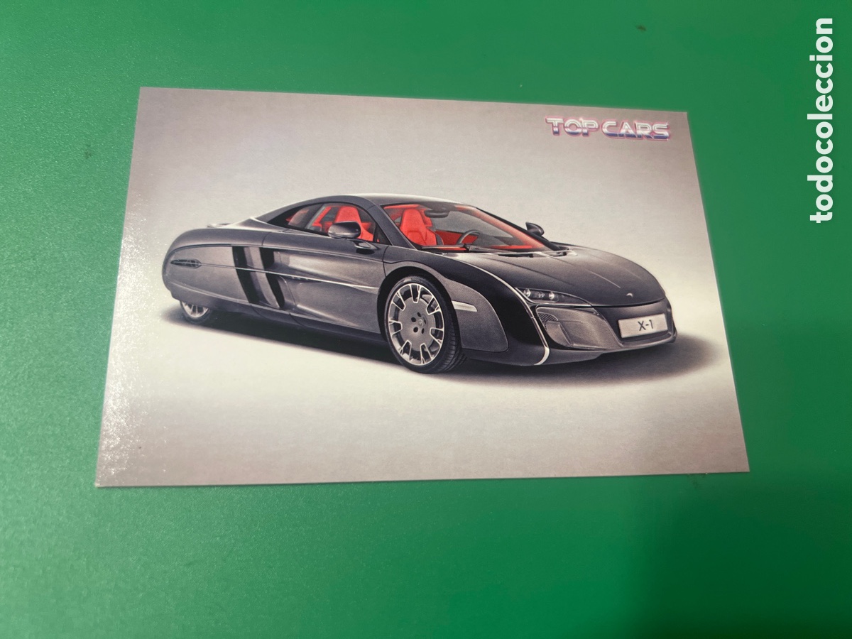 Colecionismo desportivo: A97. 104 Mc LAREN X-1 TRADING CARD. Top cars. MUNDICROMO. DREAM CARS.