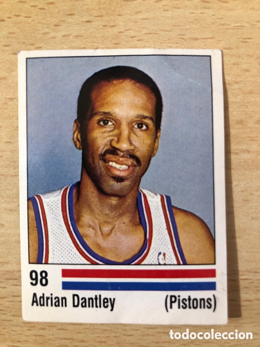 Coleccionismo deportivo: # 98 Adrian Dantley Detroit Pistons NBA Panini Basket 89 sin pegar