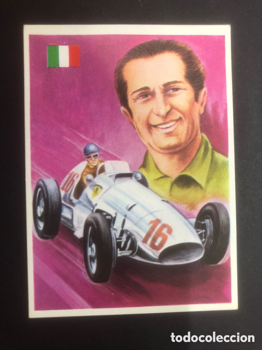 Colecionismo desportivo: CROMO SIN PEGAR ALBERTO ASCARI COLECCION ASES MUNDIALES DEL DEPORTE QUELCOM