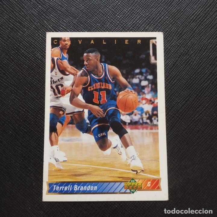Colecionismo desportivo: TERREL BRANDON CAVALLIER UPPER DECK 1992 1993 CROMO 92 93 BALONCESTO - A75 PG201