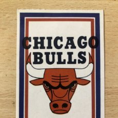 Coleccionismo deportivo: # 15 ESCUDO LOGO CHICAGO BULLS LOS ASES DE LA NBA 1989 SIN PEGAR