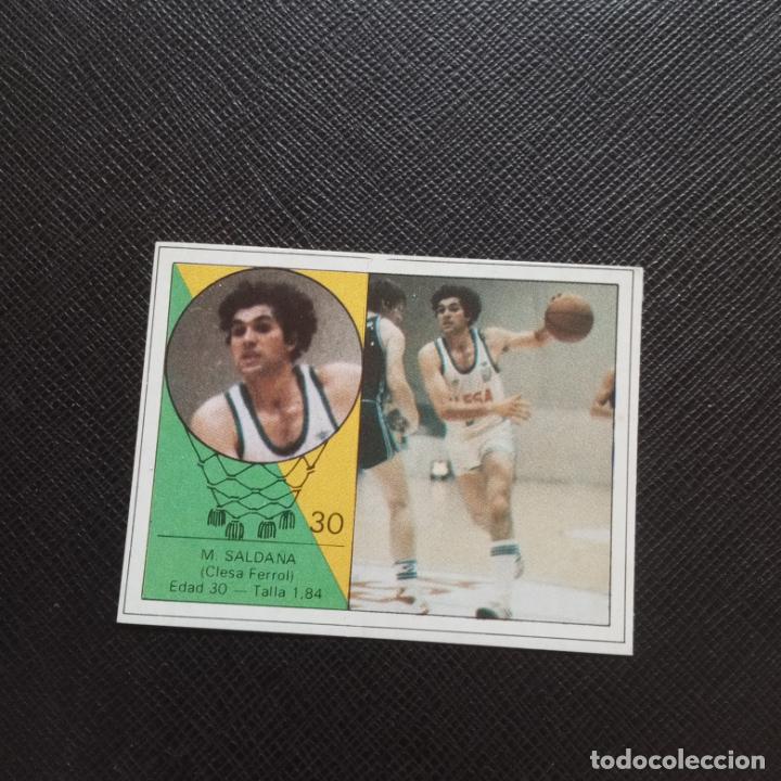 Collezionismo sportivo: SALDANA 30 CLESA FERROL LETONA BALONCESTO 85 86 CROMO LIGA 1985 1986 - SIN PEGAR - A62 PG262 B
