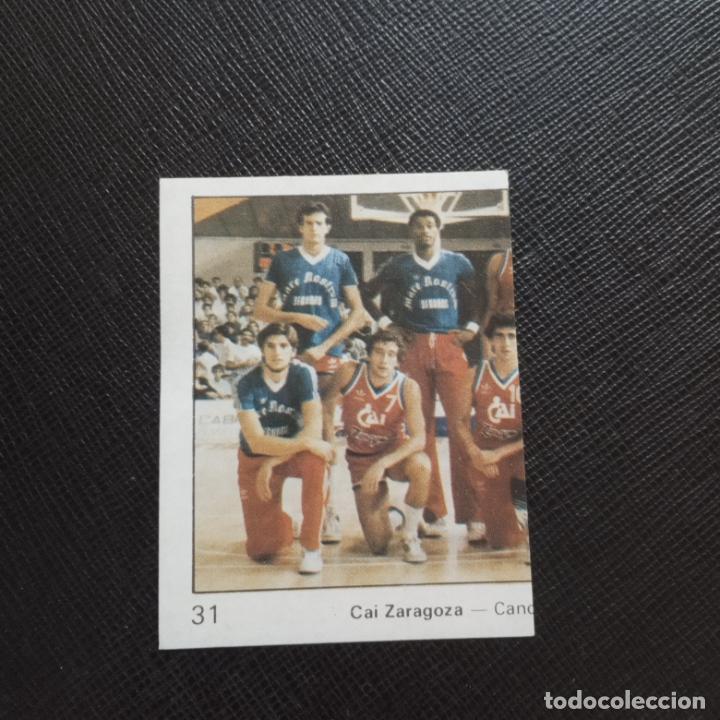 Collezionismo sportivo: PLANTILLA 31 CAI ZARAGOZA LETONA BALONCESTO 85 86 CROMO LIGA 1985 1986 - SIN PEGAR - A62 PG262 B