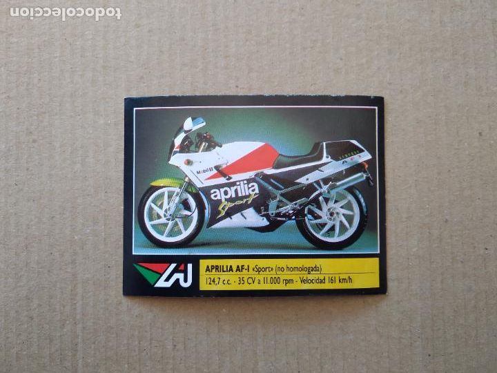 Coleccionismo deportivo: 2 APRILIA AF-1 SPORT MOTO CROMO MOTOR 16 EDICIONES ESTE 1990
