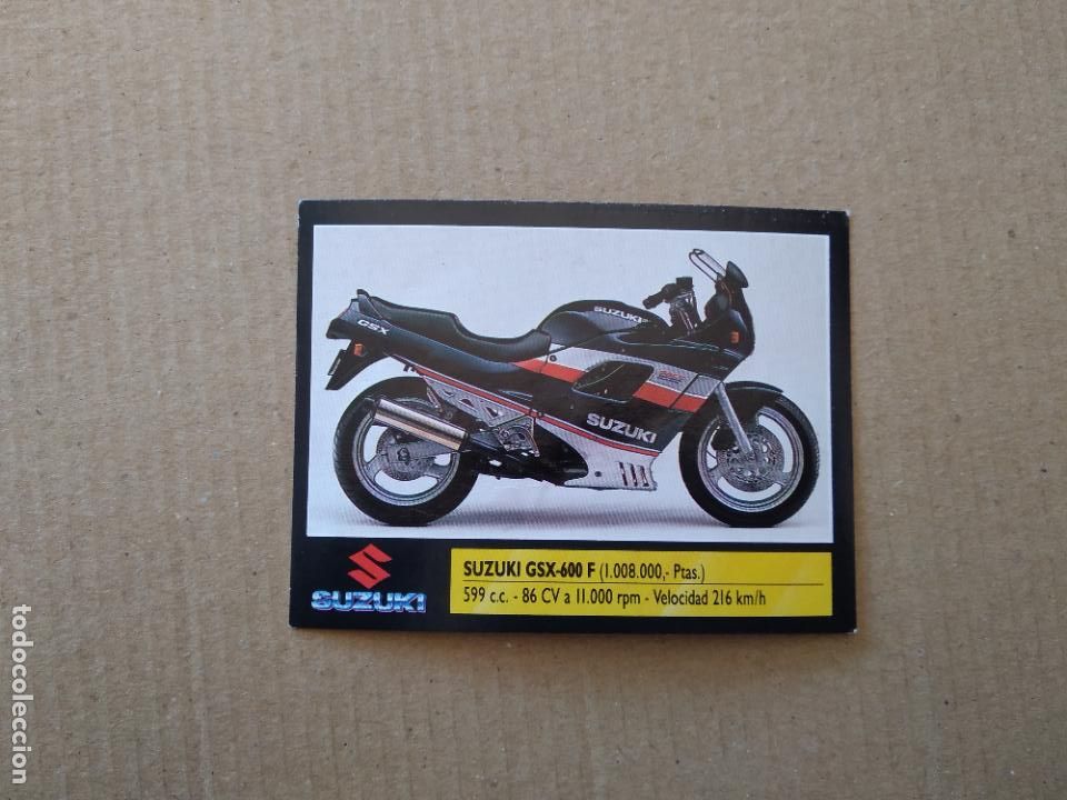Coleccionismo deportivo: 25 SUZUKI GSX-600 F MOTO CROMO MOTOR 16 EDICIONES ESTE 1990