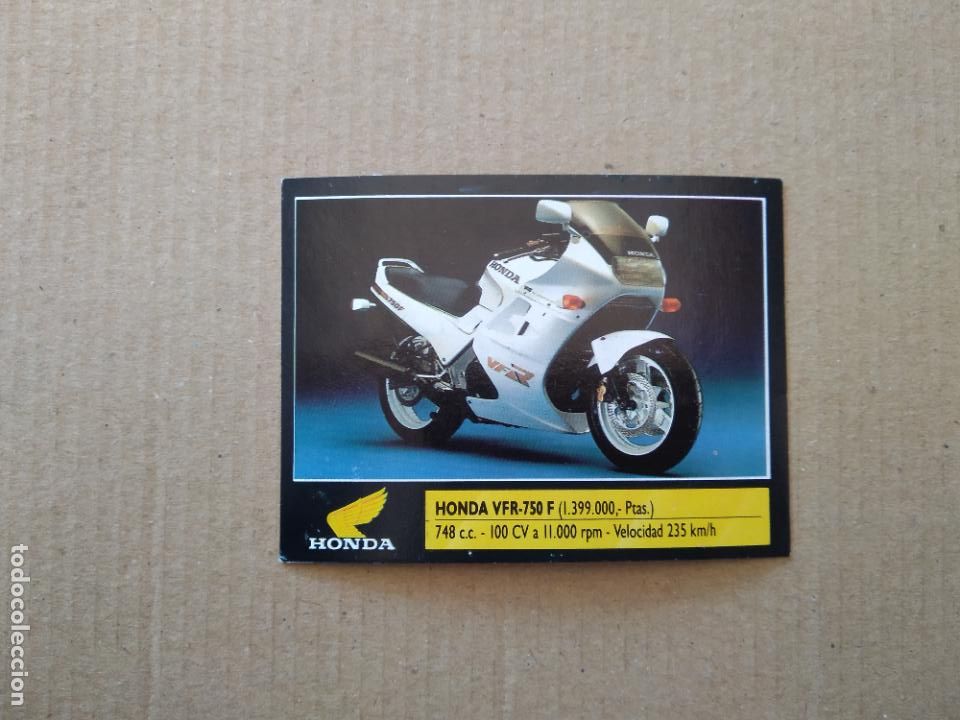 Coleccionismo deportivo: 40 HONDA VFR-750 F MOTO CROMO MOTOR 16 EDICIONES ESTE 1990